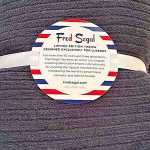 FRED SEGAL Limited Edition Cashmere Throw Blanket